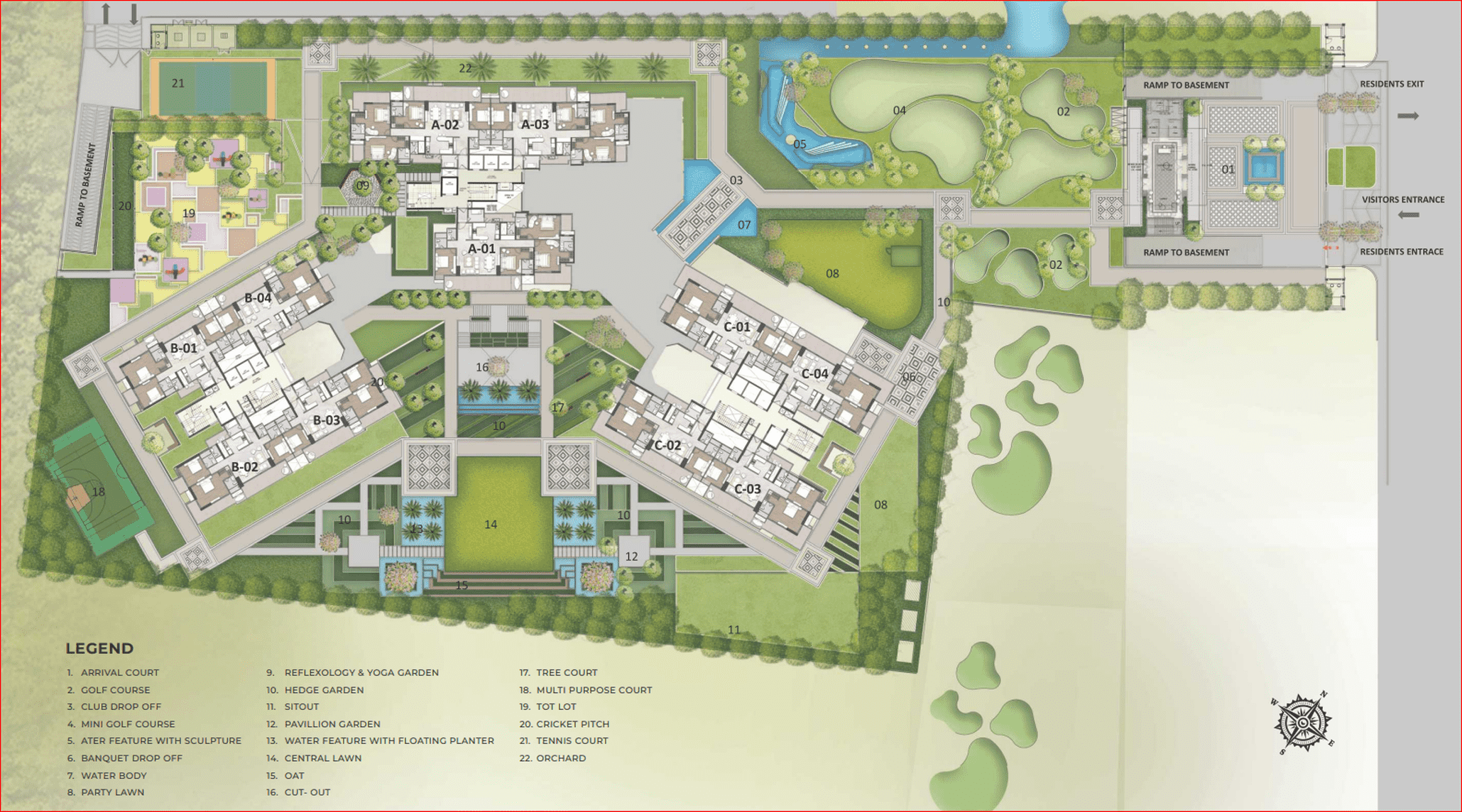 The Monarque,Master Plan | DhanBhumi