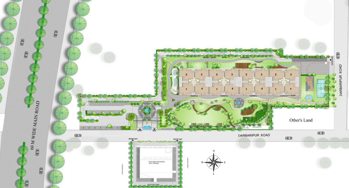 Tulip Melrose,Master Plan | DhanBhumi