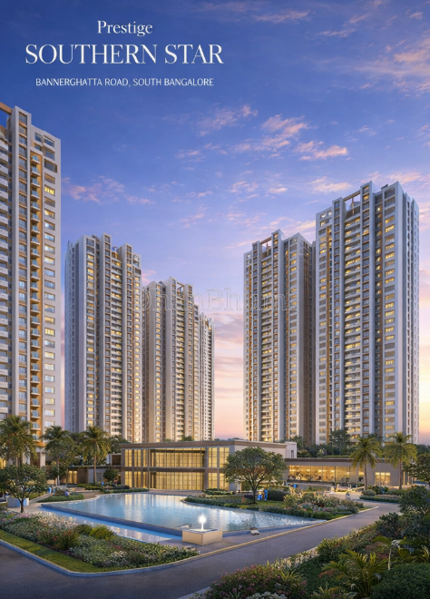4BHK ,Prestige Southern Star | Dhanbhumi